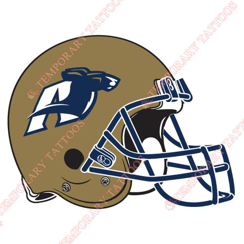 Akron Zips Customize Temporary Tattoos Stickers NO.3701